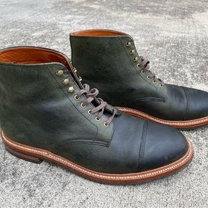 Grant Stone forest kudu cap toe boots 13e